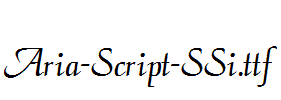 Aria-Script-SSi.ttf