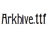 Arkhive.ttf