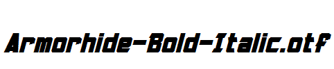 Armorhide-Bold-Italic