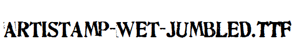 Artistamp-Wet-Jumbled.ttf