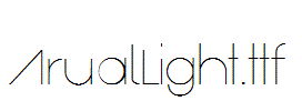 ArualLight.ttf