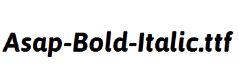 Asap-Bold-Italic