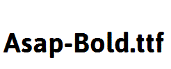 Asap-Bold