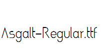 Asgalt-Regular