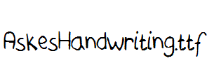 AskesHandwriting