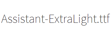 Assistant-ExtraLight