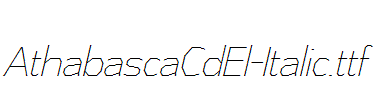AthabascaCdEl-Italic.ttf