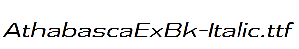 AthabascaExBk-Italic