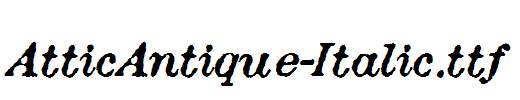 AtticAntique-Italic.ttf