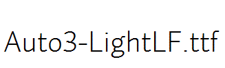 Auto3-LightLF.ttf