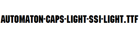 Automaton-Caps-Light-SSi-Light.ttf