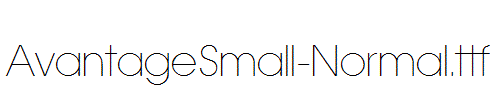 AvantageSmall-Normal.ttf