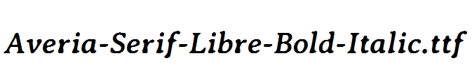 Averia-Serif-Libre-Bold-Italic