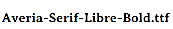 Averia-Serif-Libre-Bold