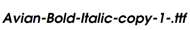 Avian-Bold-Italic-copy-1-.ttf