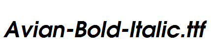 Avian-Bold-Italic.ttf