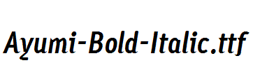 Ayumi-Bold-Italic.ttf