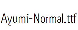 Ayumi-Normal.ttf