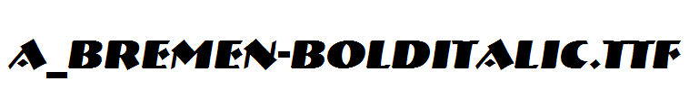 a_Bremen-BoldItalic.ttf