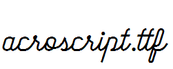 acroscript