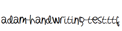 adam-handwriting-test