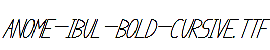 anome-ibul-bold-cursive