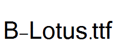 B-Lotus.ttf