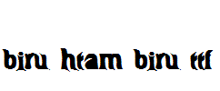 BIRU-HTAM-BIRU