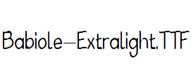 Babiole-Extralight