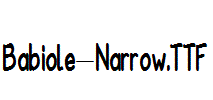 Babiole-Narrow