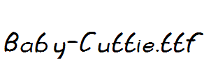 Baby-Cuttie