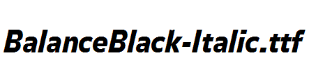 BalanceBlack-Italic.ttf