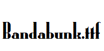 Bandabunk.ttf