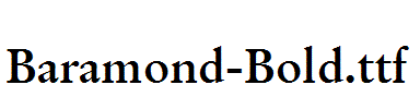 Baramond-Bold