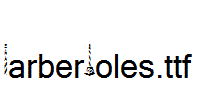 BarberPoles.ttf