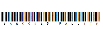 Barcode3_9AL.ttf