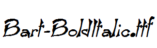 Bart-BoldItalic.ttf