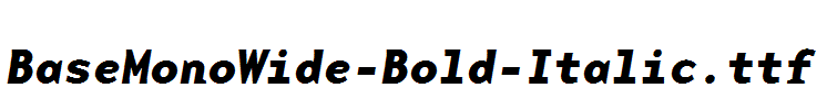 BaseMonoWide-Bold-Italic.ttf