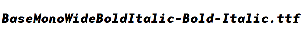 BaseMonoWideBoldItalic-Bold-Italic.ttf
