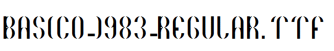 Basico-1983-Regular