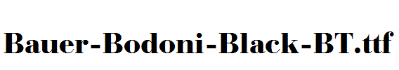 Bauer-Bodoni-Black-BT.ttf