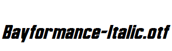 Bayformance-Italic