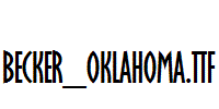 Becker_Oklahoma.ttf