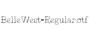 BelleWest-Regular