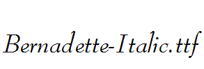 Bernadette-Italic.ttf