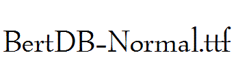 BertDB-Normal.ttf