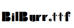 BilBurr.ttf