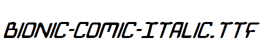 Bionic-Comic-Italic