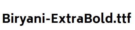 Biryani-ExtraBold