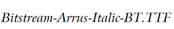 Bitstream-Arrus-Italic-BT.ttf